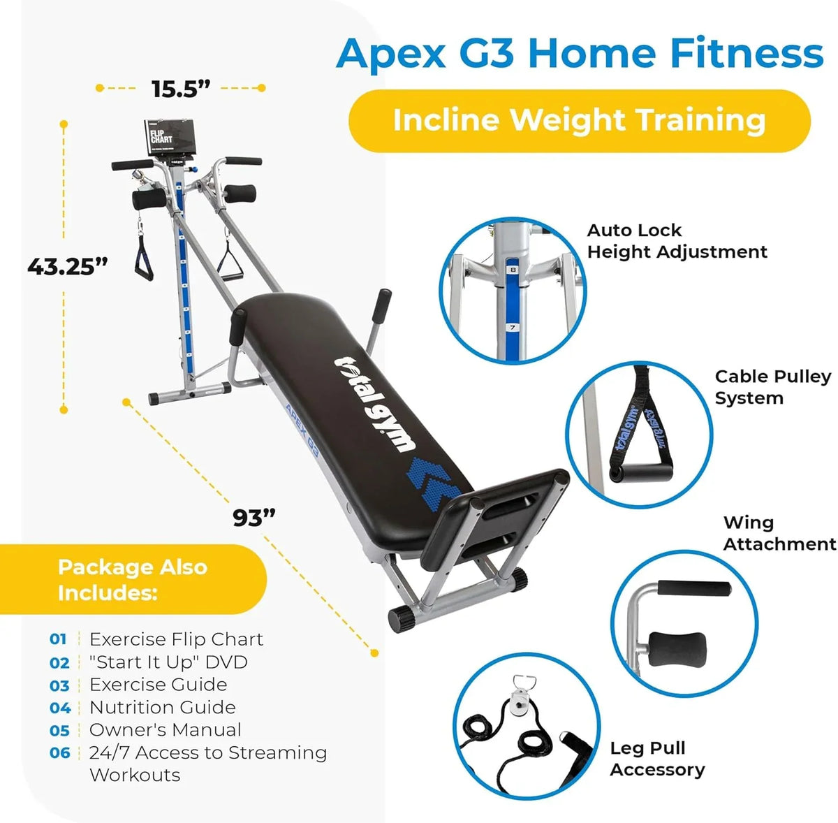 Full Body Workout System, Indoor Home Gym