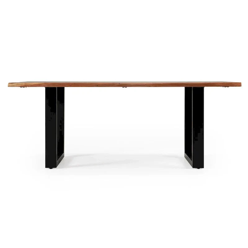 Modrest Taylor Contemporary Live Edge Wooden Dining Table