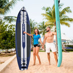 streakboard 11FT Inflatable Stand Up Paddle Board SUP Surfing Boards No Slip Deck, 6'' Thick with Backpack