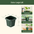 Extra-Large 5" x 5" Seedling Pot - 4 Pack