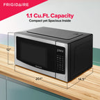 Frigidaire 1.1 Cu. Ft Countertop Microwave Oven in Stainless Steel