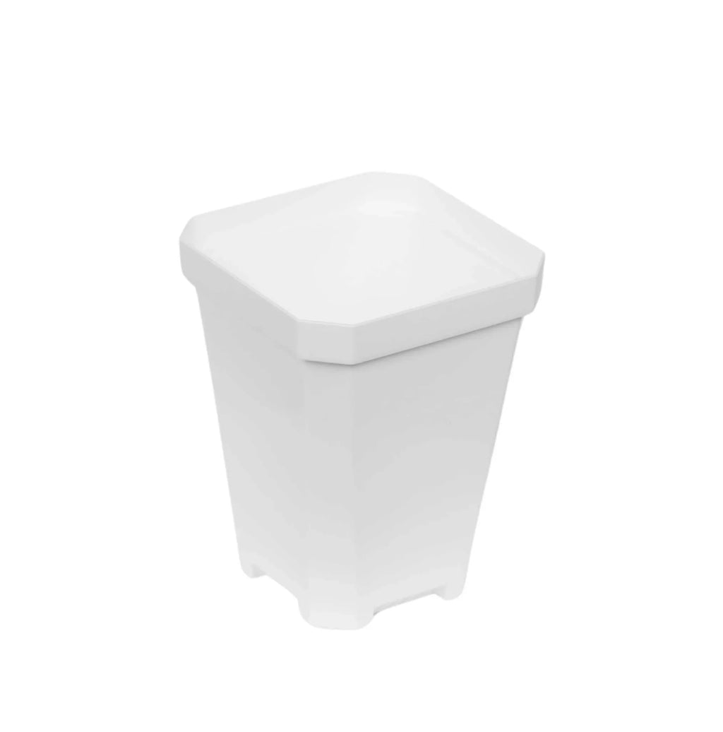 3.3" Heavy Duty Seed Starting Pots with Inserts | White / 36 pots - 2 inserts