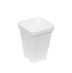 3.3" Heavy Duty Seed Starting Pots with Inserts | White / 36 pots - 2 inserts