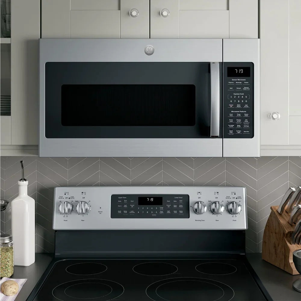 General Electric Over-the-Range Sensor Microwave Oven 1.7 cu In Stainless Steel