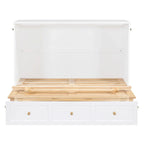 Nestfair Full-Size Murphy Bed with Spacious Drawers