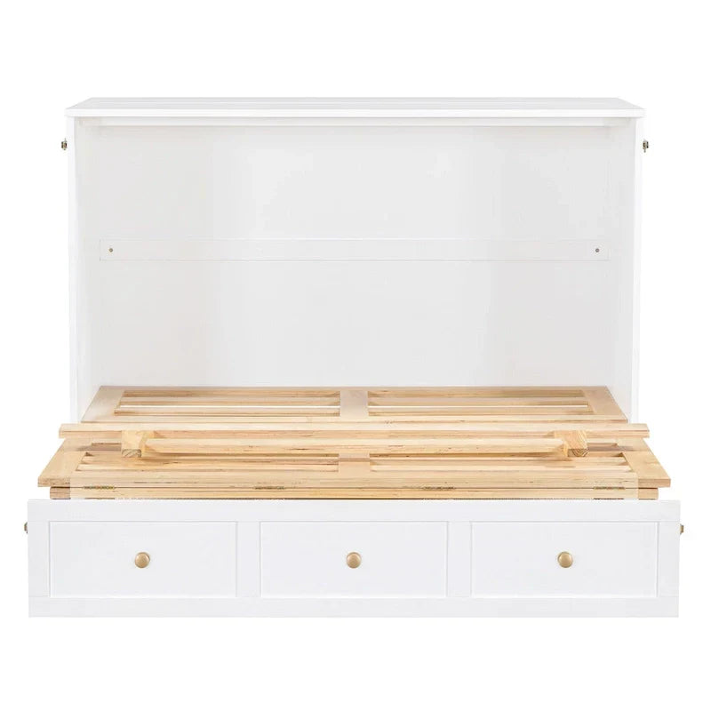 Nestfair Full-Size Murphy Bed with Spacious Drawers