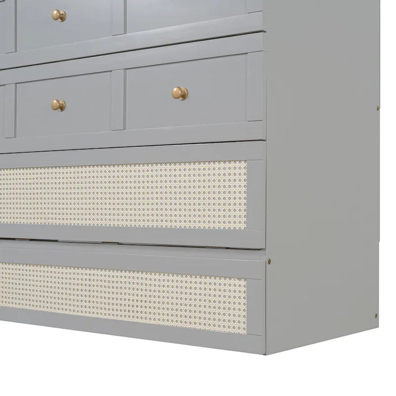Nestfair Full-Size Murphy Bed with Spacious Drawers