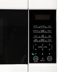 Galanz 1.1 cu ft 1000W Countertop Microwave Oven in White with One Touch Express Cooking