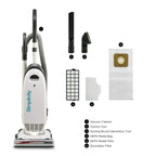 Simplicity Vacuums Allergy Bagged Vacuum Cleaner for Carpet and Hardwood, Multi Surface Upright Vacuum Cleaner with Certified HEPA Vacuum, Pet Vacuum, S20EZM
