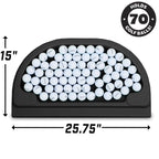 All-Weather Golf Ball Tray (70-Ball) | Black
