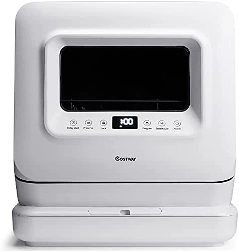 Portable Countertop Dishwasher with 7.5L Water Tank