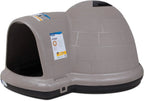 Petmate Indigo Dog House (Igloo Dog House. Made in USA with 90% Recycled Materials. All-Weather Protection Pet