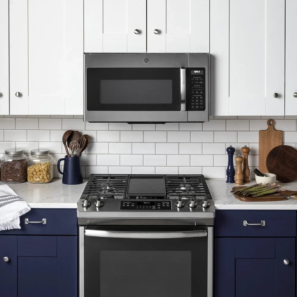 General Electric Over-the-Range Sensor Microwave Oven 1.7 cu In Stainless Steel