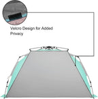 Large Pop Up Beach Tent Sun Shelter for 5-6 Person Portable Sun Shade Instant Tent