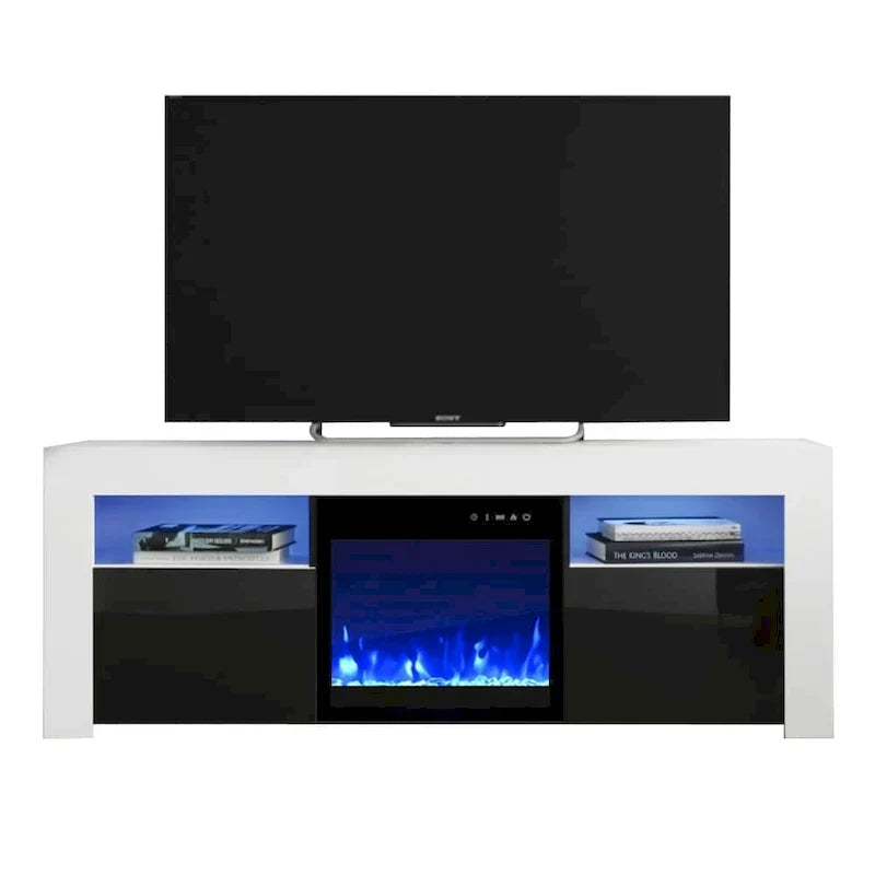 Copper Grove Qorasuv 58-Inch Electric Fireplace TV Stand