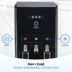 Primo Water® Bottom Loading Pro 2 Temp Water Dispenser with Single - Serve Coffee Maker, Black