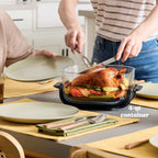 Ninja Crispi 4 - in - 1 Portable Glass Air Fryer Cooking System, 4 - Qt & 6 - Cup Containers, Cyberspace