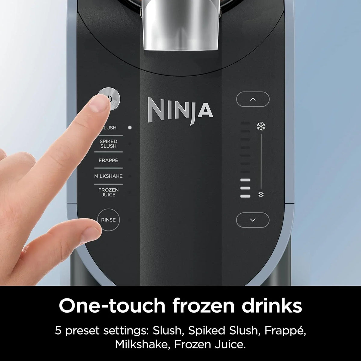 Frozen Drink Machine, 88oz, 5 Presets, Black