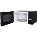 Magic Chef 1.6 Cu. ft. 1100W Countertop Microwave Oven with Push-Button Door in Black, New