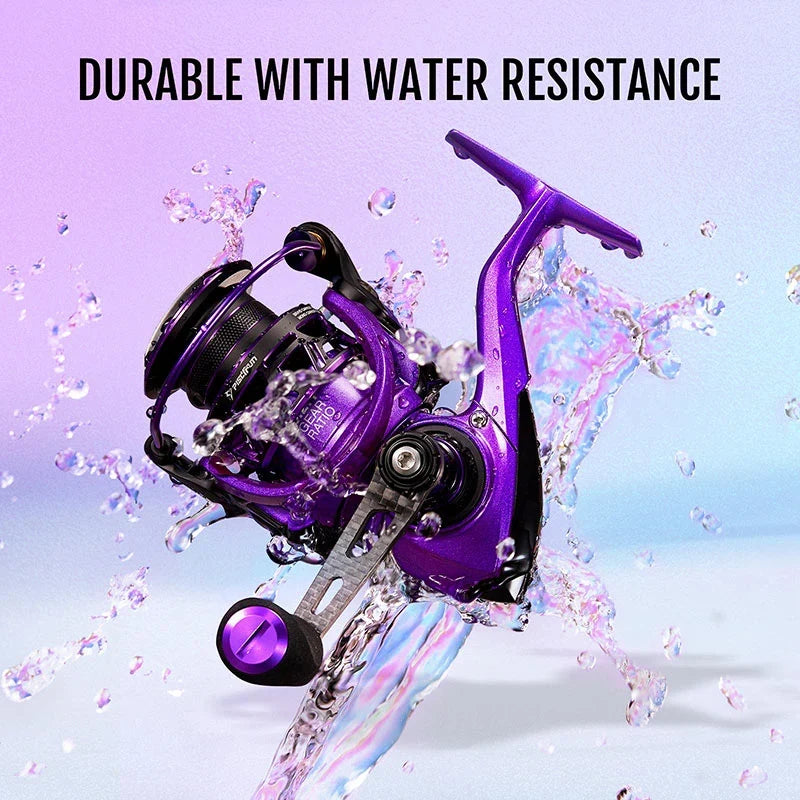 Piscifun Carbon Prism Light Spinning Reel Available in Seafoam Green & Violet Purple | Violet Victory / 2000