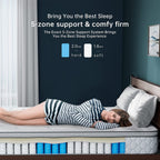 Size Mattress. Serweet 12 Inch Gel Memory Foam Hybrid Mattress in a Box. Fiberglass Free. Breathable Bed Mattress for Cooler Sleep Supportive & Pressure Relief. Medium Firm Feel