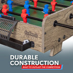 32" Tabletop Foosball Game Set | Oak