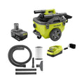 18V Cordless 6-Gallon Wet/Dry Vacuum Kit with Battery and Charger, P770KN