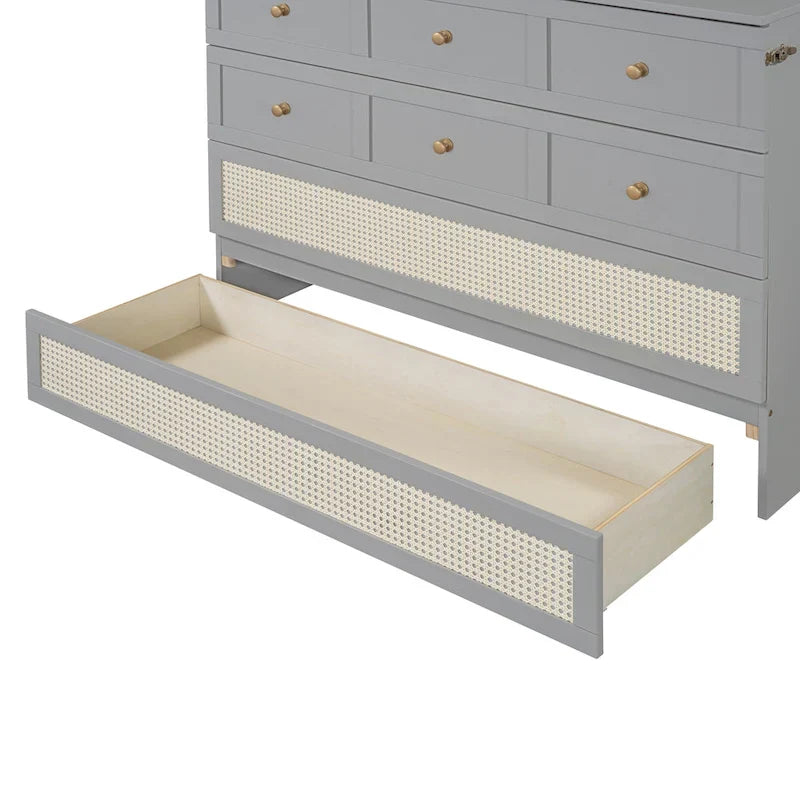 Nestfair Full-Size Murphy Bed with Spacious Drawers