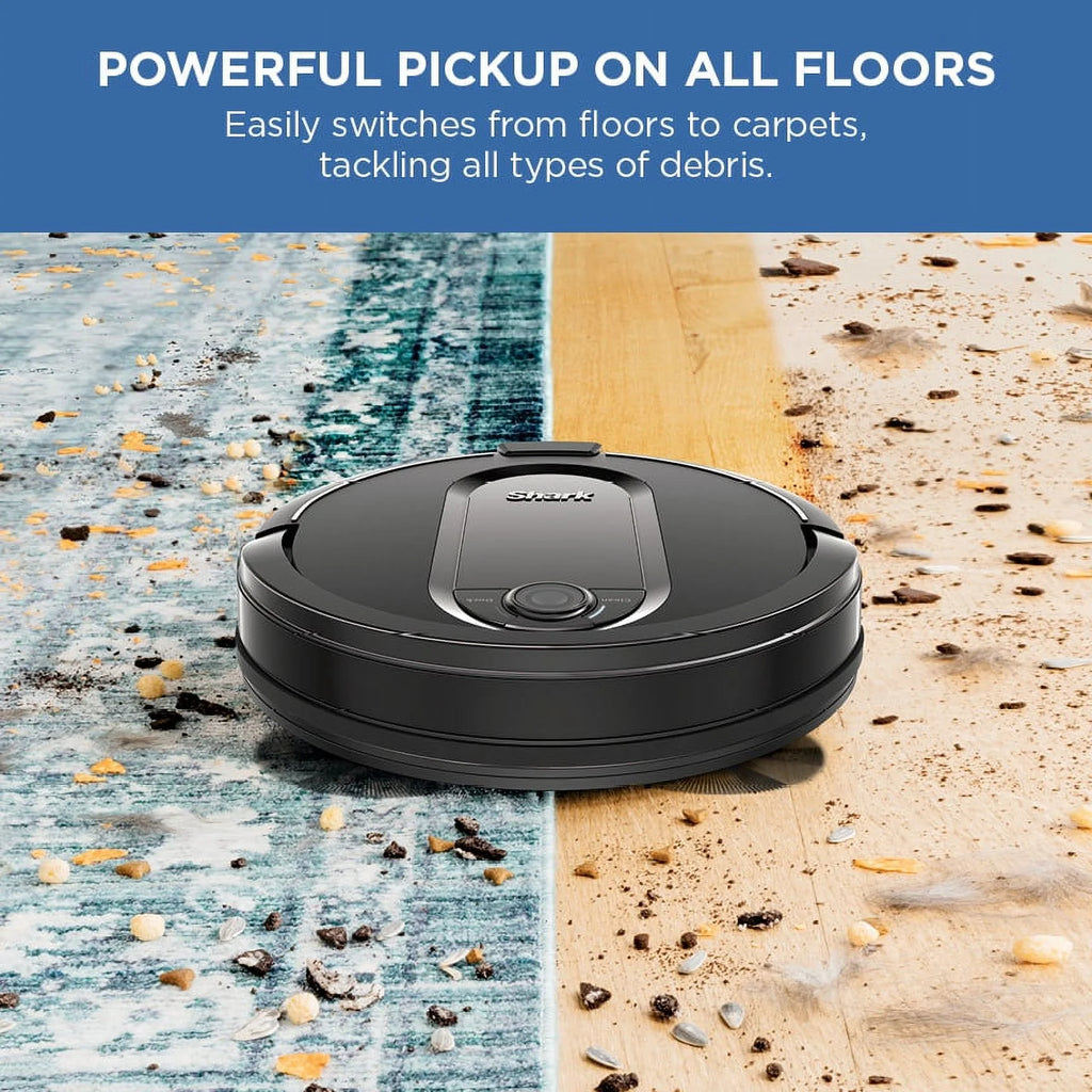 Shark IQ Robot Vacuum with XL Self - Empty Base, Home Mapping, Self - Cleaning Brushroll, Wi - Fi, RV1000AE