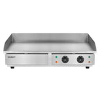 Devanti 73cm Commercial Electric Griddle BBQ Grill Plate 4400W Silver