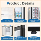 2.6\3.2 cu. ft Mini Fridge with Freezer