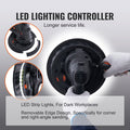 800W Electric Drywall Sander with Dust Extraction, Adjustable RPM 1200-2300, Brush Motor for Efficient Wall Sanding & Polishing