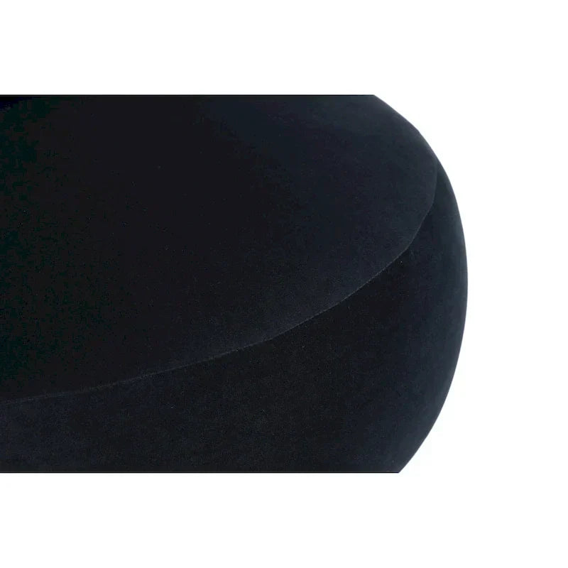 Round Barrel Chair with Fabric and Swivel Design