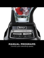 1500W, 4 Functions for Smoothies, Processing, Dough, Drinks & More, with 72 oz.* Blender Pitcher, 64 oz. Processor Bowl, (2) 16 oz. To Go Cups & (2) Lids, Black