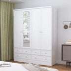 78.7H Combo Twin Wardrobe Set: Stylish and Functional Armoires for Your Closet
