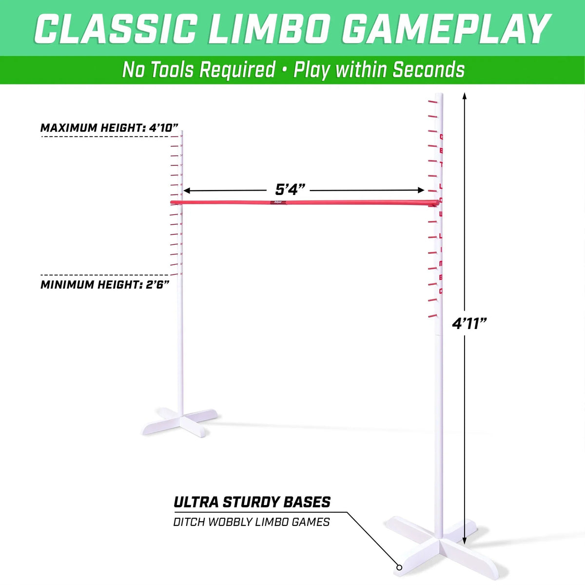 Wooden Limbo Game