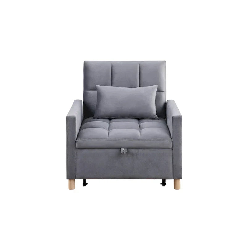 Versatile Sleeper Chair with Removable Pillow