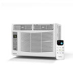 Window Air Conditioner 6000 BTU Cool to 250 Sq Ft Intelligent, LED, Remote Control, Easy to Clean Filter Screen, Can Be Used As a Dehumidifier/Fan, Operates Quietly, and Is Energy - Saving