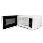 Galanz 1.1 cu ft 1000W Countertop Microwave Oven in White with One Touch Express Cooking