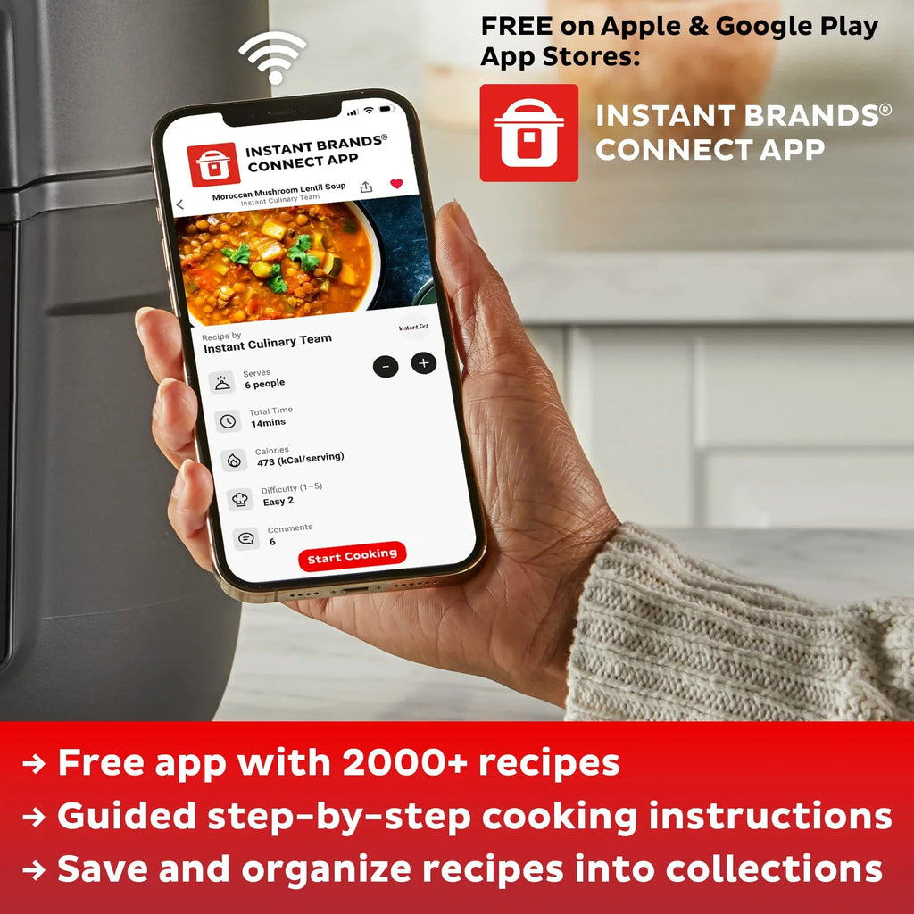 3 Quart Programmable Cooker, Stainless Steel, 16 in 1, Silver, Touch Control, UL Certified
