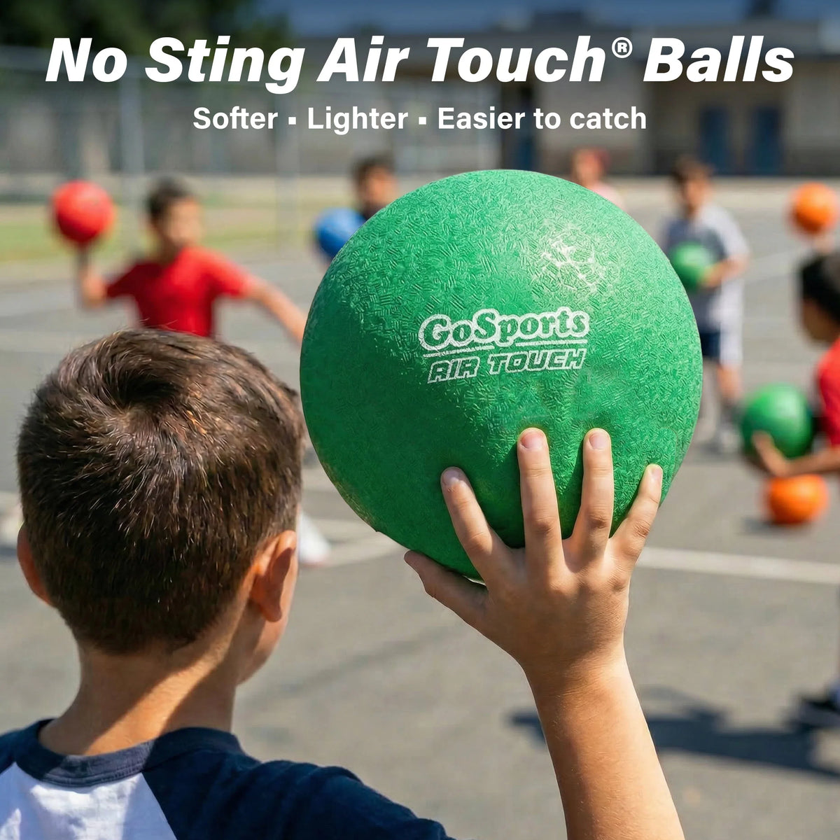 8.5" Soft Touch Playground Ball, 6-pk with Pump