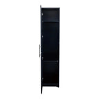 Slim Tall Storage Cabinet, Pantry Cabinet with Doors Shelves Small Space for Kitchen Living Room Bathroom