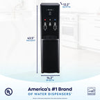 Primo Water® Bottom Loading Pro 2 Temp Water Dispenser with Single - Serve Coffee Maker, Black
