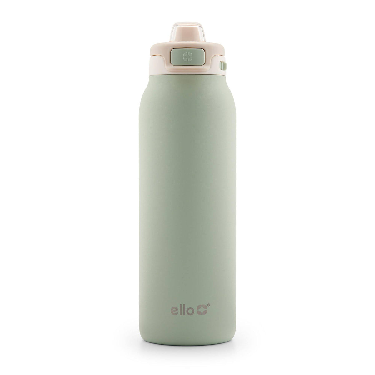 Ello Pop & Fill 32oz Stainless Steel Water Bottle with QuickFill Technology, Double Walled and Vacuum Insulated Metal, Leak Proof Locking Lid, Sip and