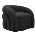 360 Swivel Accent Chair for Living Room, Boucle Barrel Armchair Single Sofa Chair Reading Chair, Sage Green