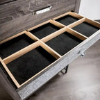 Contemporary Grey 6-Piece Platform Bedroom Set by Furniture of America - Heinisk Collection