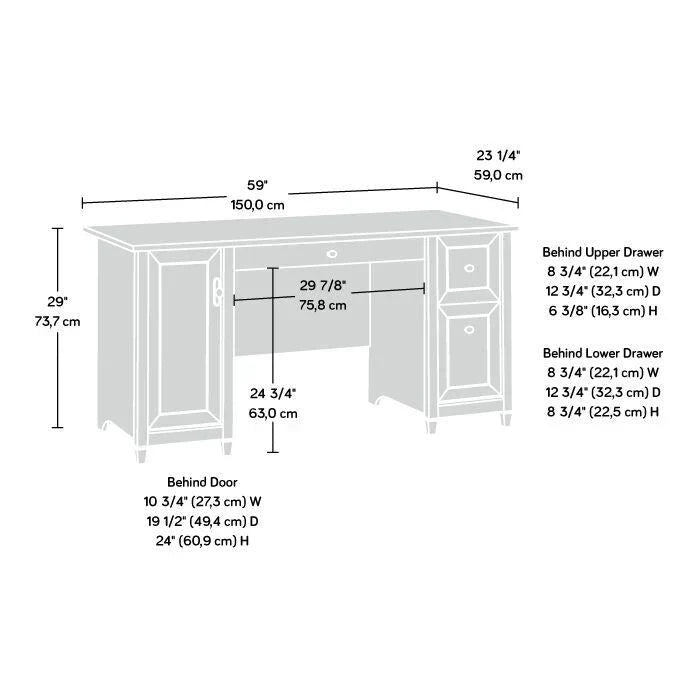 Edgewater Office Desk - Modern Computer Table