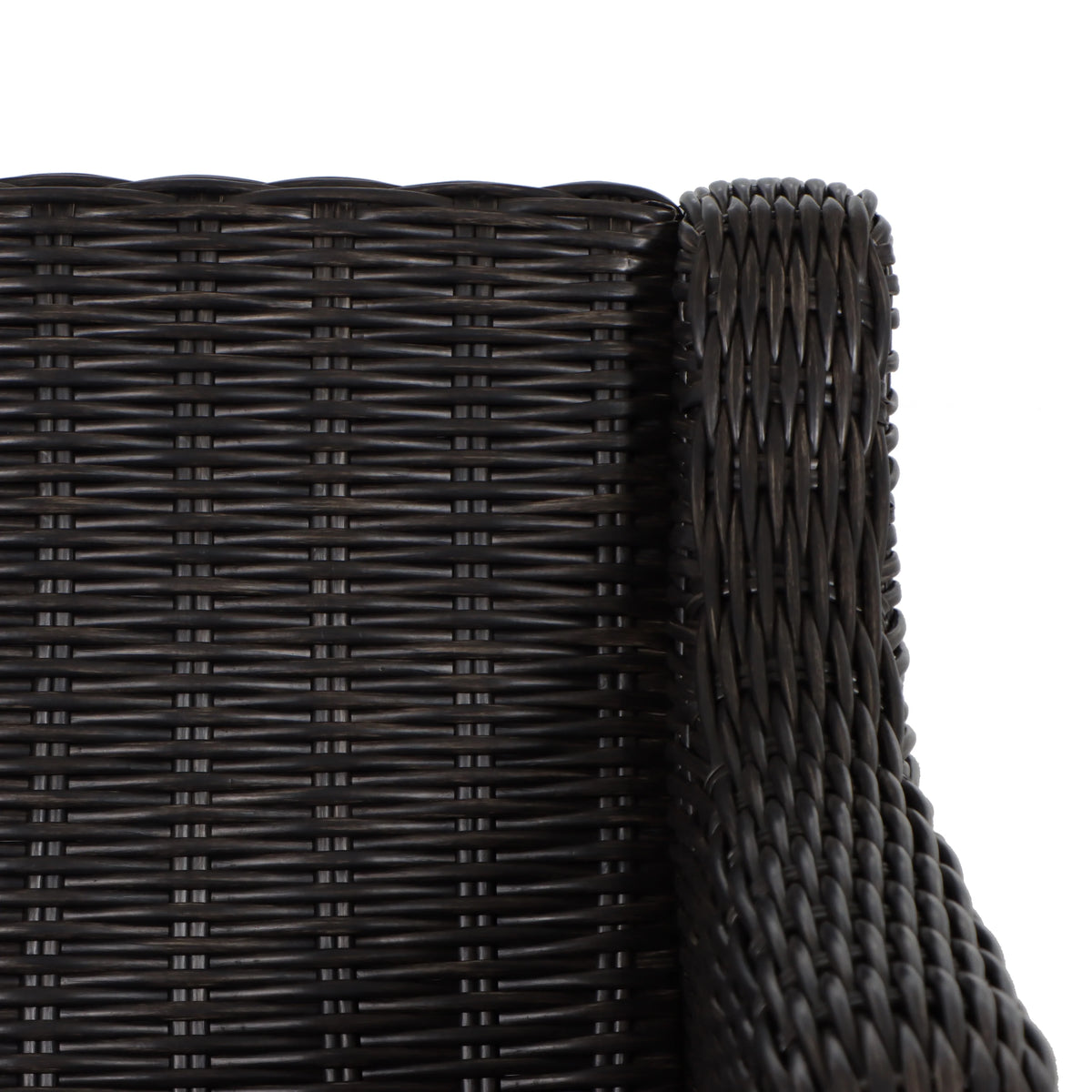 Better Homes & Gardens Bellamy 2 - Pack Outdoor Wicker Club Lounge Patio Chairs, Dark Brown