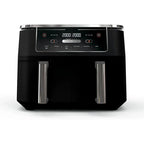 DZ401 Foodi 10 Quart 6-in-1 DualZone XL 2-Basket Air Fryer with 2 Independent Frying Baskets