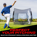 7' x 7' Baseball & Softball Net with Xtraman Batter